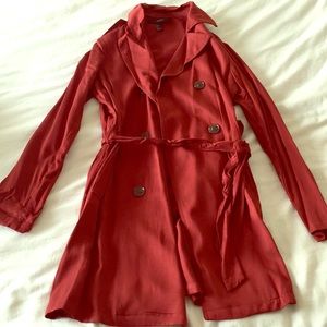Rust Colored Trench Coat